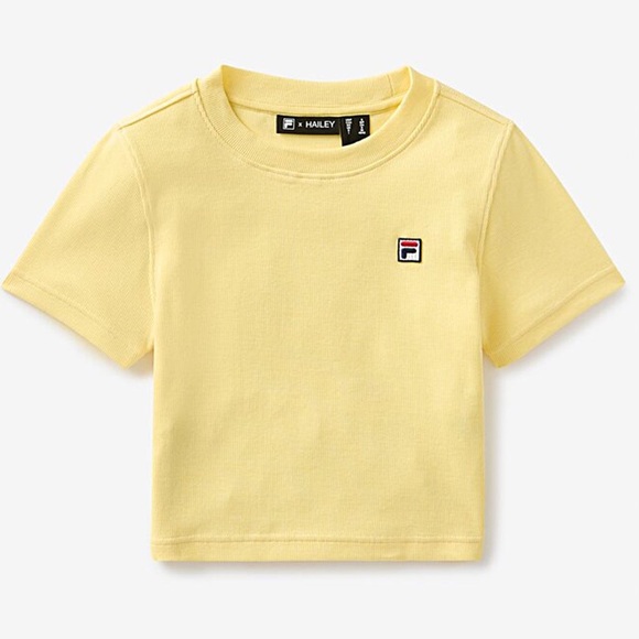 FILA x HAILEY Green Baby T-Shirt - Picture 1 of 7